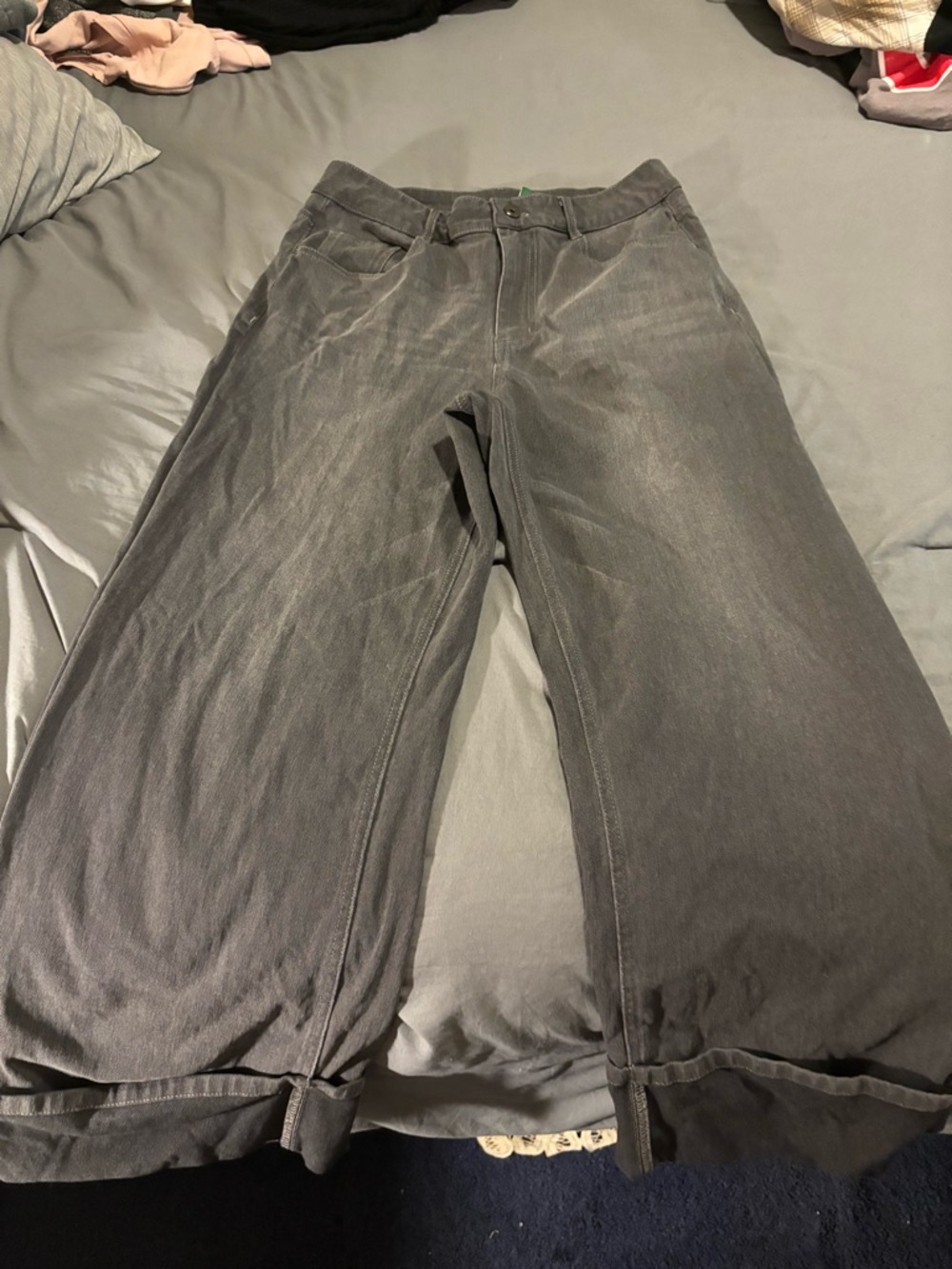 HALARA Women's Ankle Pants in Distressed Black Medium - Picture 9 of 15